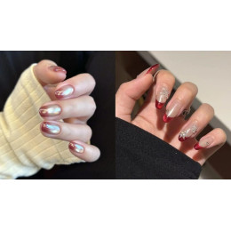 【範例─文章知識分享，沒有價格呈現範例】 2026新年美甲推薦！透感紅、深酒紅、暗紅棕…20款範本示範，一路美到年後也不膩