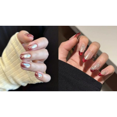 【範例─文章知識分享，沒有價格呈現範例】 2026新年美甲推薦！透感紅、深酒紅、暗紅棕…20款範本示範，一路美到年後也不膩